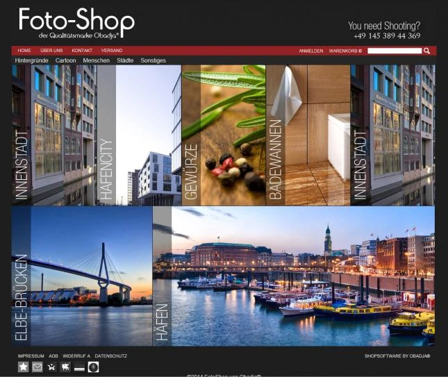 Shopsystem für Fotografen - Software zum Verkauf von Fotolizenzen
